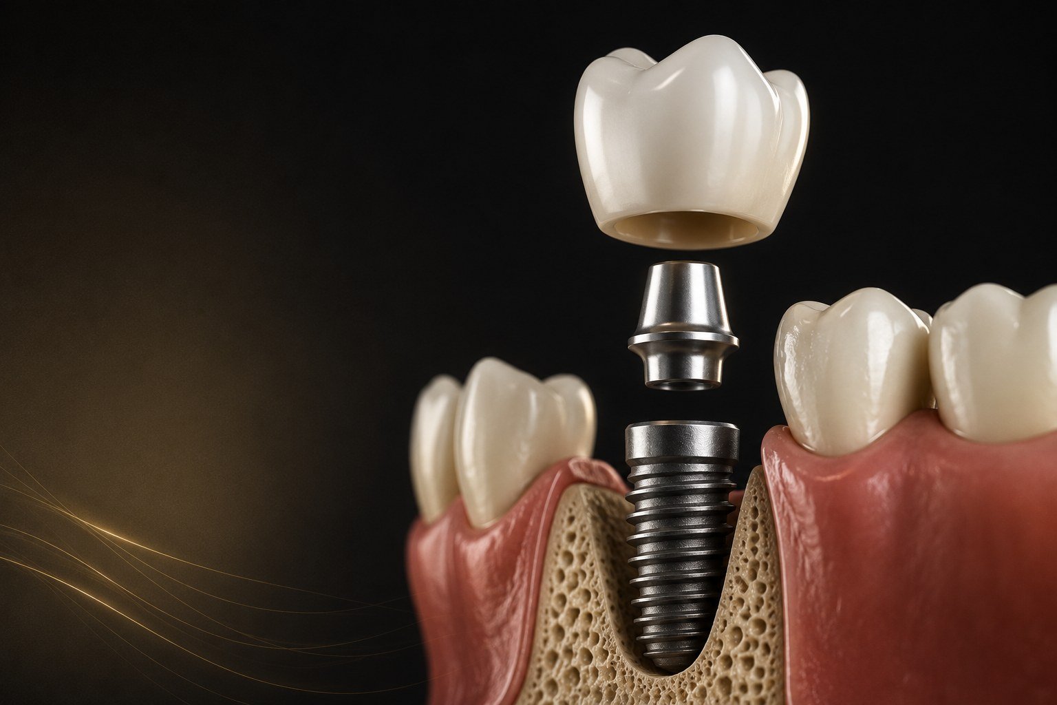 Implante dentário 3D